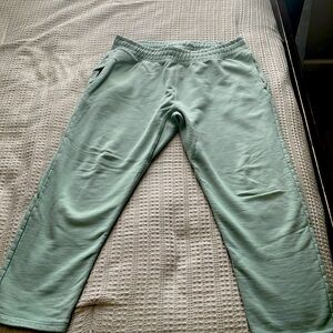 H&M fleeced lightblue/teal joggers
